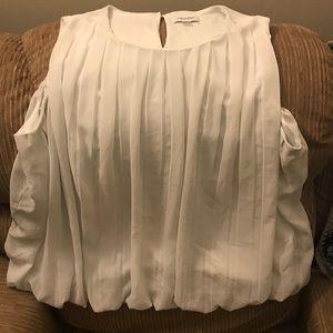 Pleated Ruffle Front Calvin Klein